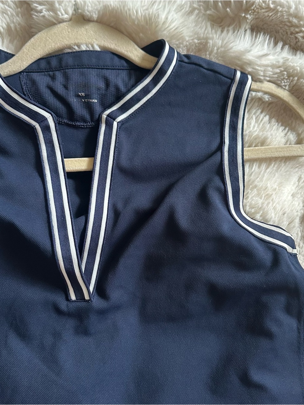 Tory Burch Sleeveless Tank Top Navy Size XS - Picture 12 of 13